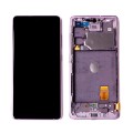 Product Оригинален дисплей Samsung Galaxy S20 FE 4G SM-G780F - с рамка | SERVICE PACK | purple image