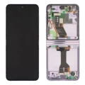 Product Оригинален дисплей за Samsung Z Flip 5- с рамка | SERVICE PACK | Purple image