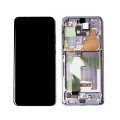 Product Оригинален дисплей Samsung Galaxy S20 Ultra SM-G988 - с рамка | SERVICE PACK | white image