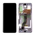 Product Оригинален дисплей Samsung Galaxy S20 Plus SM-G985 - с рамка | SERVICE PACK | silver image