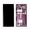 Product Оригинален дисплей Samsung Galaxy S22 Ultra SM-S908F - с рамка | SERVICE PACK | burgundy image