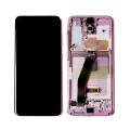 Product Оригинален дисплей Samsung Galaxy S20 SM-G980 - с рамка | SERVICE PACK | pink image