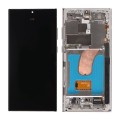 Product Оригинален дисплей за Samsung Galaxy S23 Ultra SM-S918 - с рамка | SERVICE PACK | silver image