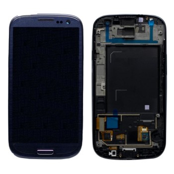 Product Оригинален дисплей Samsung Galaxy S3 i9300 - с рамка | SERVICE PACK | image