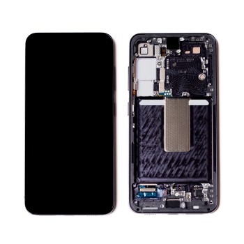 Product Висококачествен дисплей Samsung S23 SM-S911- с оригинална рамка | COPY SOFT OLED | black image