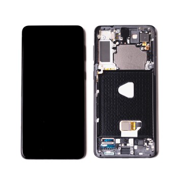 Product Оригинален дисплей Samsung Galaxy S21 Plus SM-G996 - с рамка | SERVICE PACK | black image