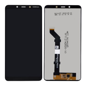 Product Дисплей NOKIA 3.1 Copy LCD - без рамка | Black image