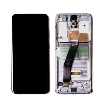 Product Оригинален дисплей Samsung Galaxy S20 SM-G980 - с рамка | SERVICE PACK | black image