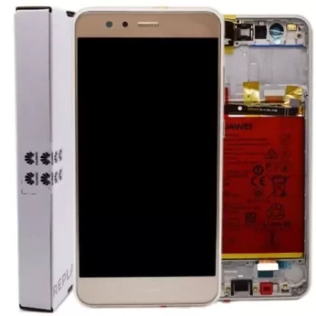 Product Оригинален дисплей Huawei P10 Lite WAS-LX1 - без рамка | SERVICE PACK | gold + Батерия image