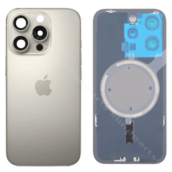 Заден капак с MagSafe и стъкла камера за Iphone 16 Pro Natural main image