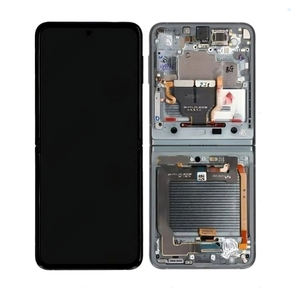 Оригинален дисплей за  Samsung Z Flip 3 - с рамка | SERVICE PACK | Green main image