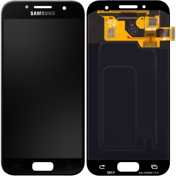Оригинален дисплей Samsung Galaxy A3 2017  SM-A320F- без рамка | SERVICE PACK | black main image