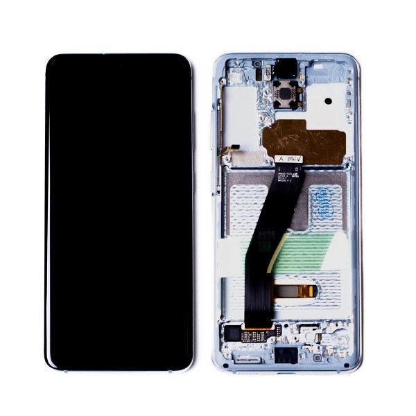 Оригинален дисплей Samsung Galaxy S20 SM-G980 - с рамка | SERVICE PACK | blue main image