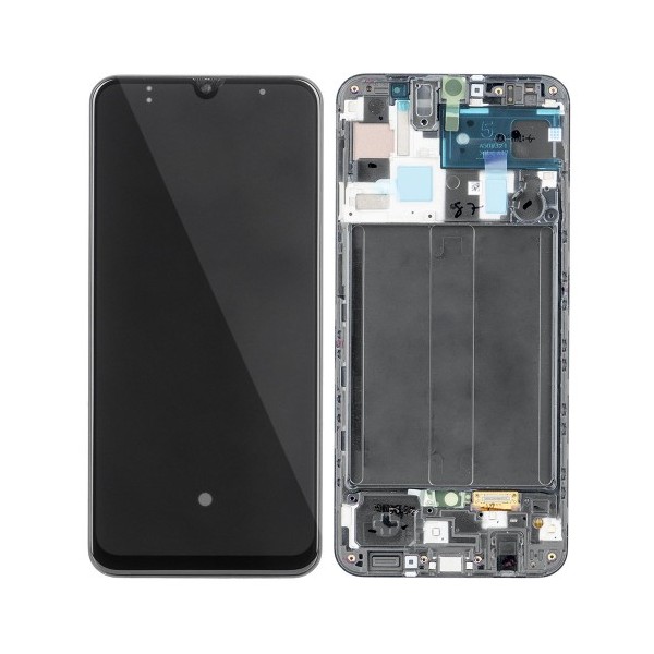 Оригинален дисплей Samsung Galaxy A50 SM-A505F - с рамка | SERVICE PACK main image
