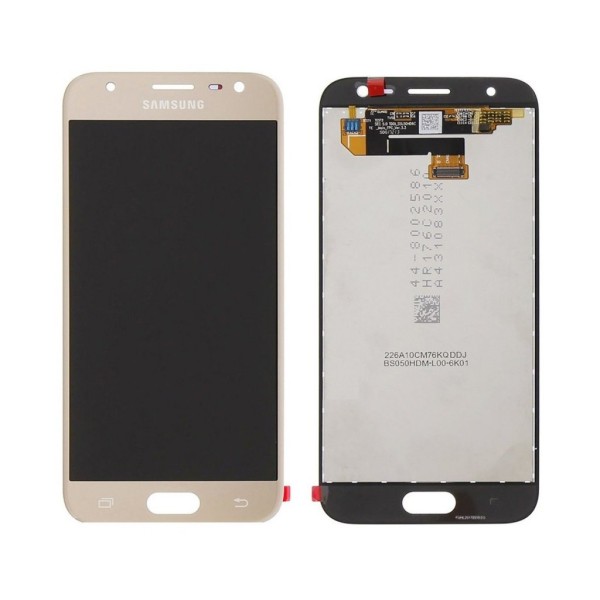 Оригинален Дисплей Samsung Galaxy J3 2017 SM-J330F - без рамка | SERVICE PACK | Gold main image