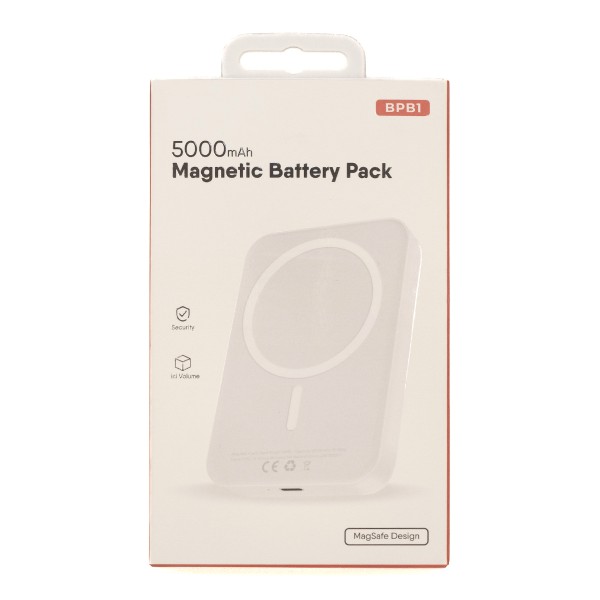 Преносима батерия POWERBANK с захващане Mag Safe 5 000 mAh main image