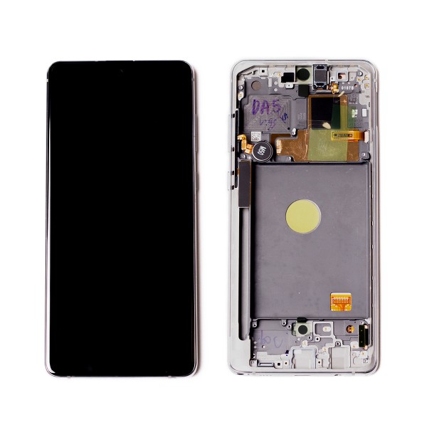 Оригинален дисплей Samsung Galaxy Note 10 Lite  SM-N770F - с рамка | SERVICE PACK | silver main image